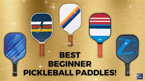 top pickleball paddles for beginners